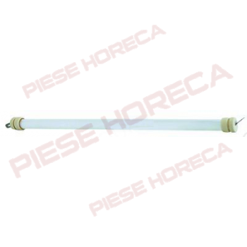 Rezistenta quartz, putere 1200W, alimentare 115V, lungime 668mm, diametrul de 10mm. Pentru ROLLER-GRILL